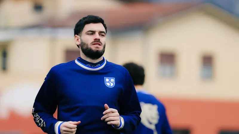 Union Brescia, il primo allenamento di Alessandro Lamesta