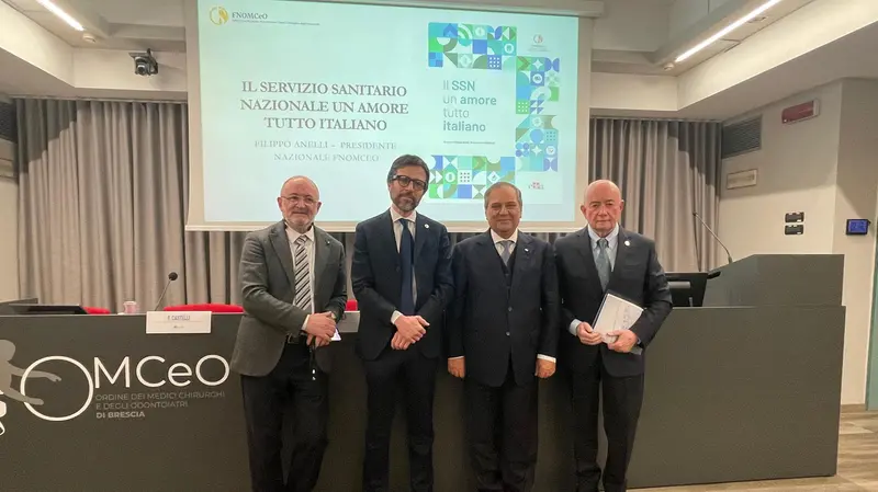Castelli, Fusardi, Anelli e Bettoncelli nella sede dell'Ordine