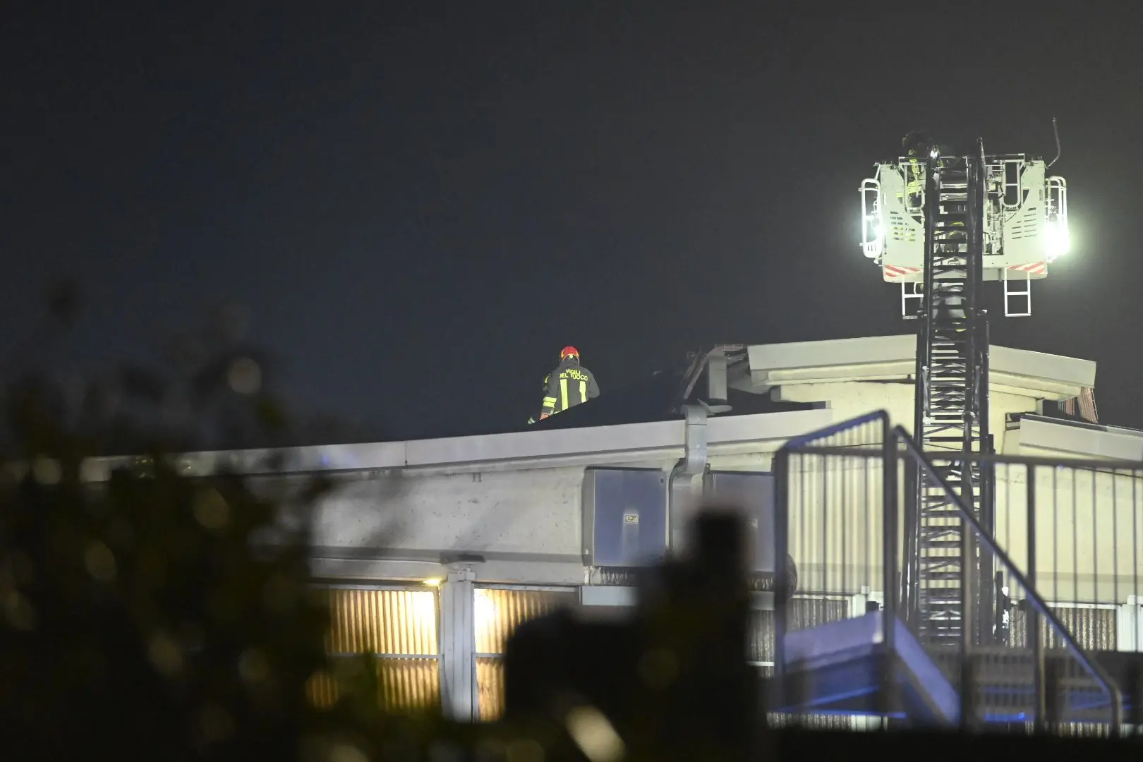 L'incendio alla Foma di Pralboino