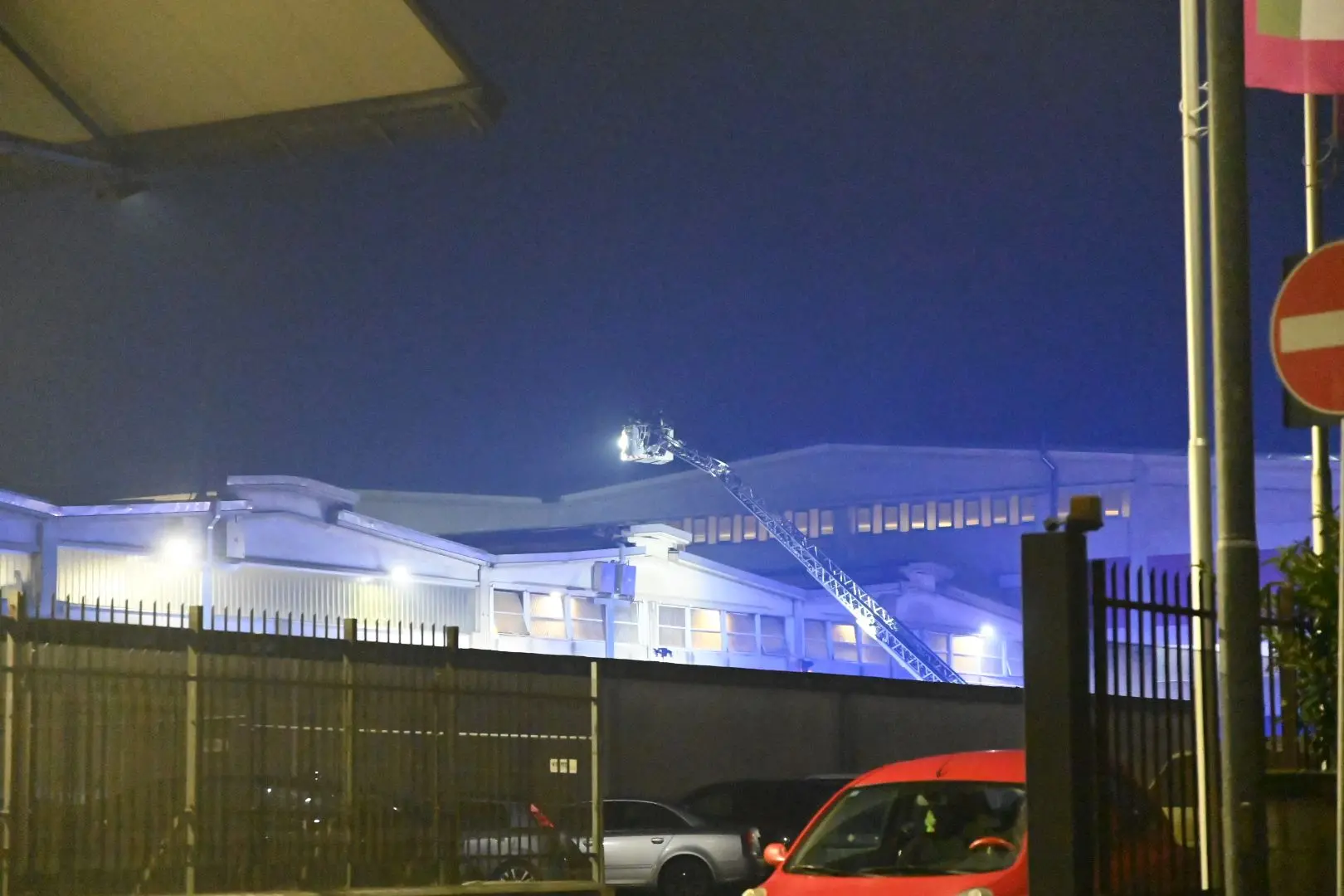 L'incendio alla Foma di Pralboino