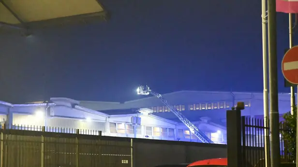 L'incendio alla Foma di Pralboino