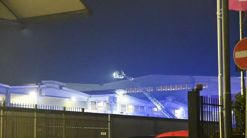 L'incendio alla Foma di Pralboino