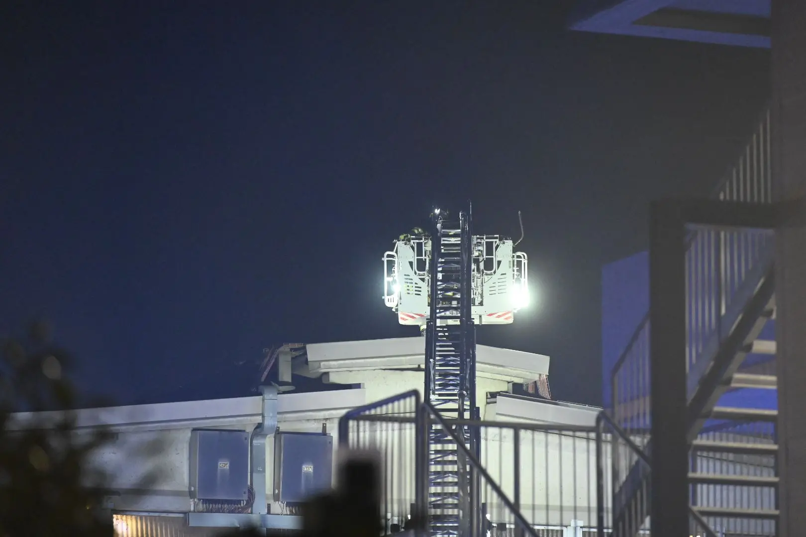 L'incendio alla Foma di Pralboino