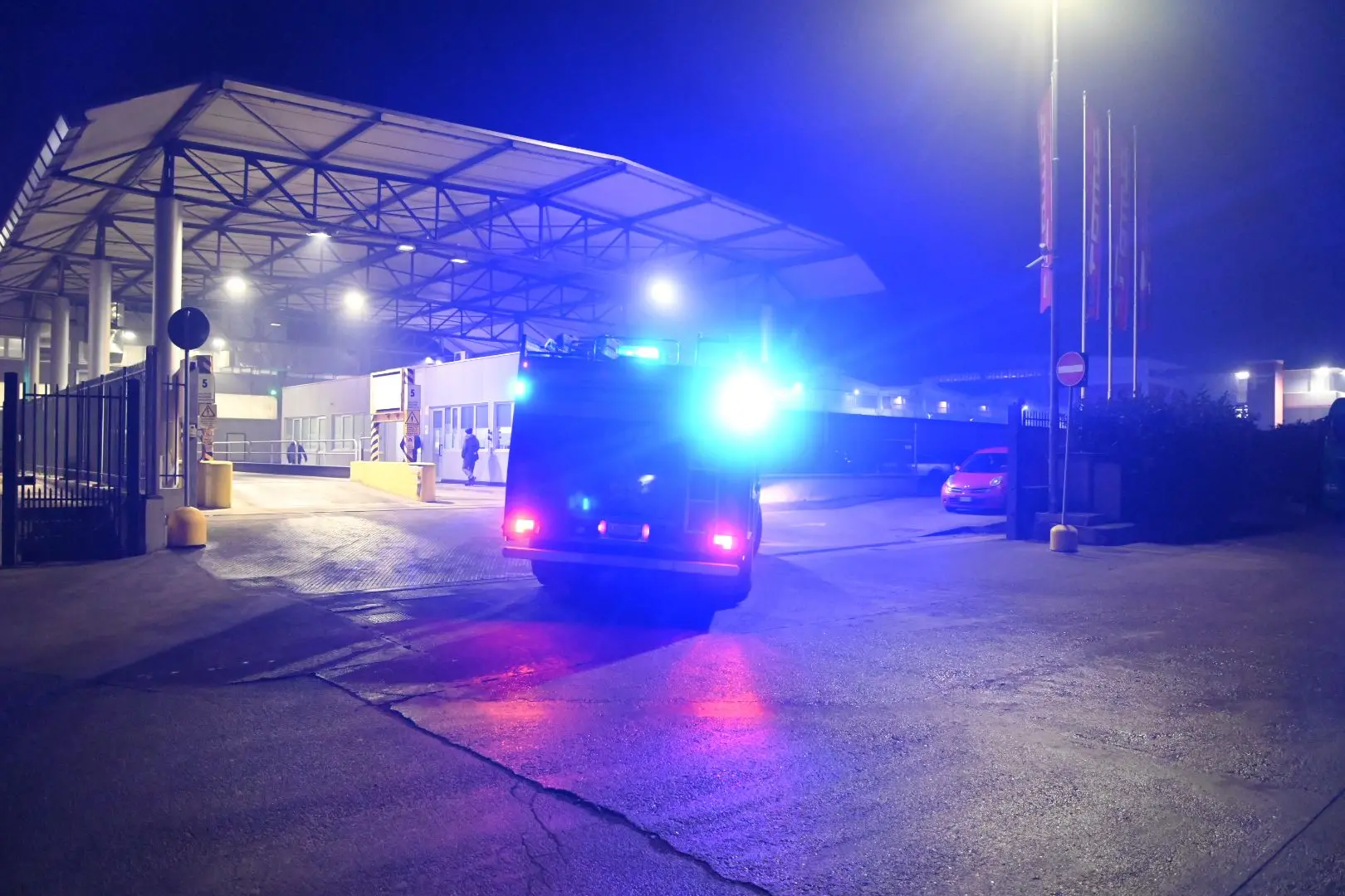 L'incendio alla Foma di Pralboino