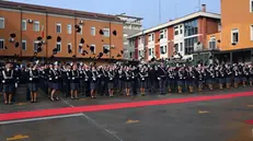 Il giuramento degli Agenti allievi alla Polgai