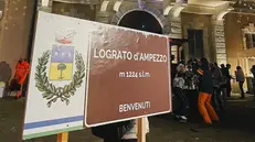 Il paese si trasforma in Lograto d'Ampezzo - © www.giornaledibrescia.it