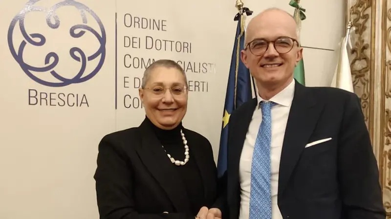 Patrizia Apostoli e Severino Gritti - © www.giornaledibrescia.it