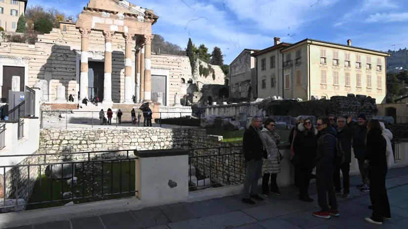 Il foro romano di Brescia era l'antica piazza principale del centro cittadino di Brixia - © www.giornaledibrescia.it