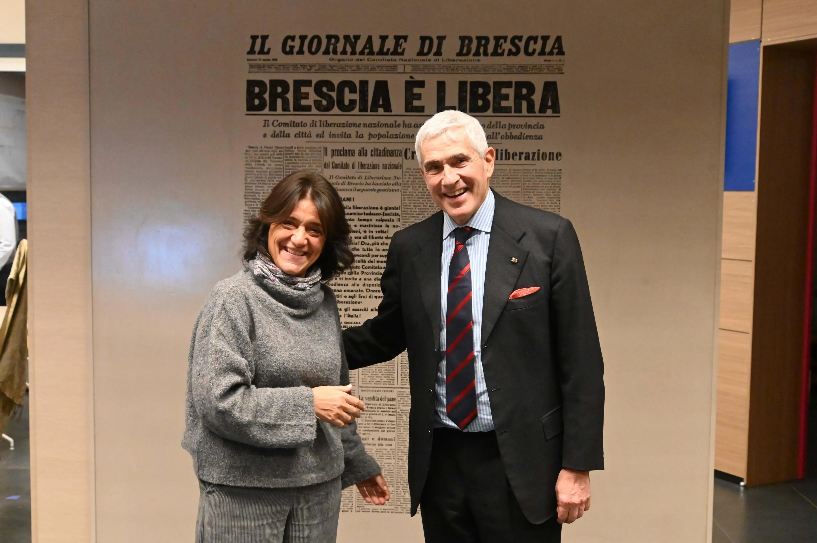 CRONACA BRESCIA GDB VISITA IN REDAZIONE DI PIERFERDINANDO CASINI REDAZIONE CRONACA 16-01-2026 GABRIELE STRADA NEW EDEN GROUP                             