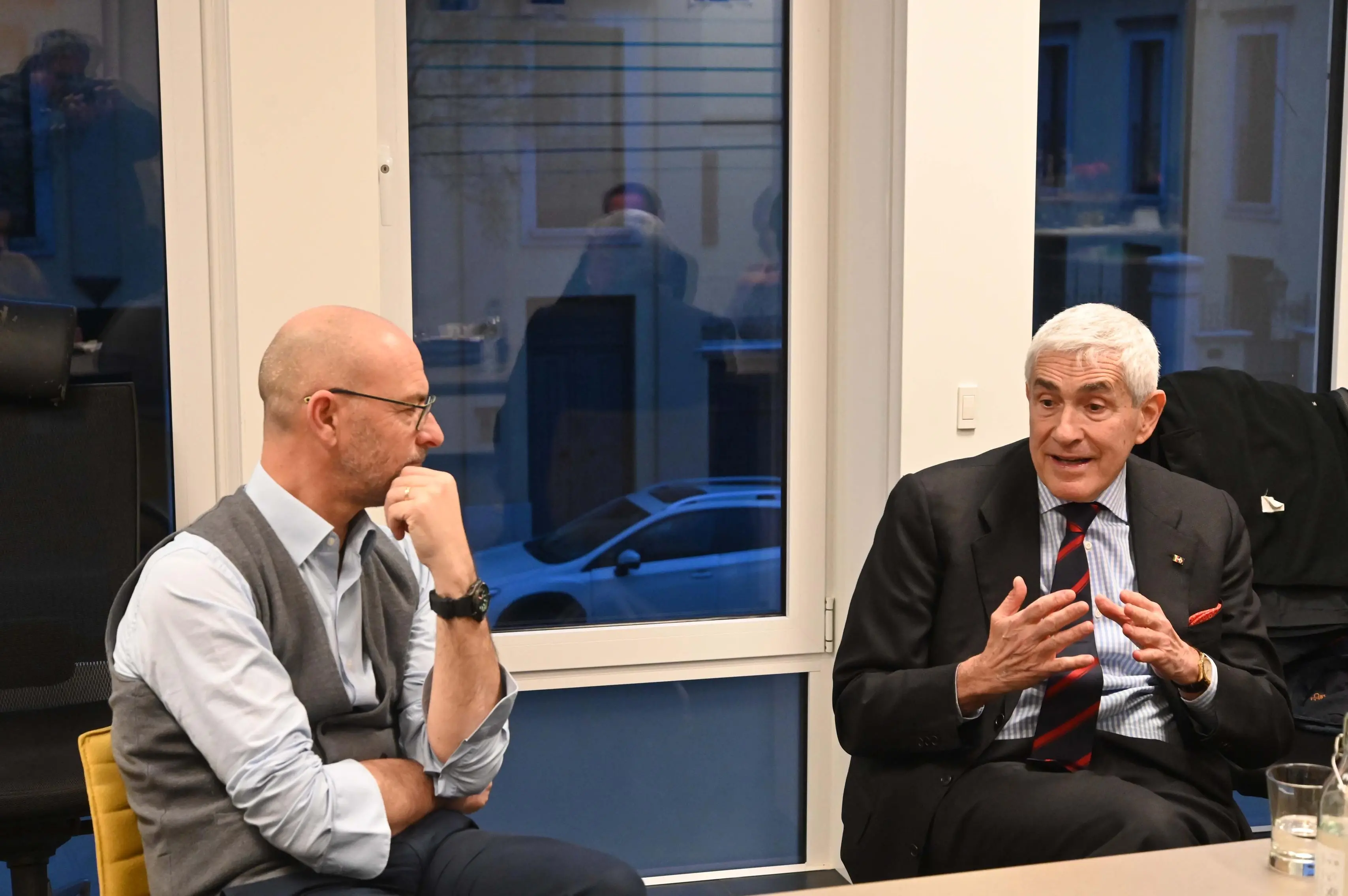 CRONACA BRESCIA GDB VISITA IN REDAZIONE DI PIERFERDINANDO CASINI REDAZIONE CRONACA 16-01-2026 GABRIELE STRADA NEW EDEN GROUP                             