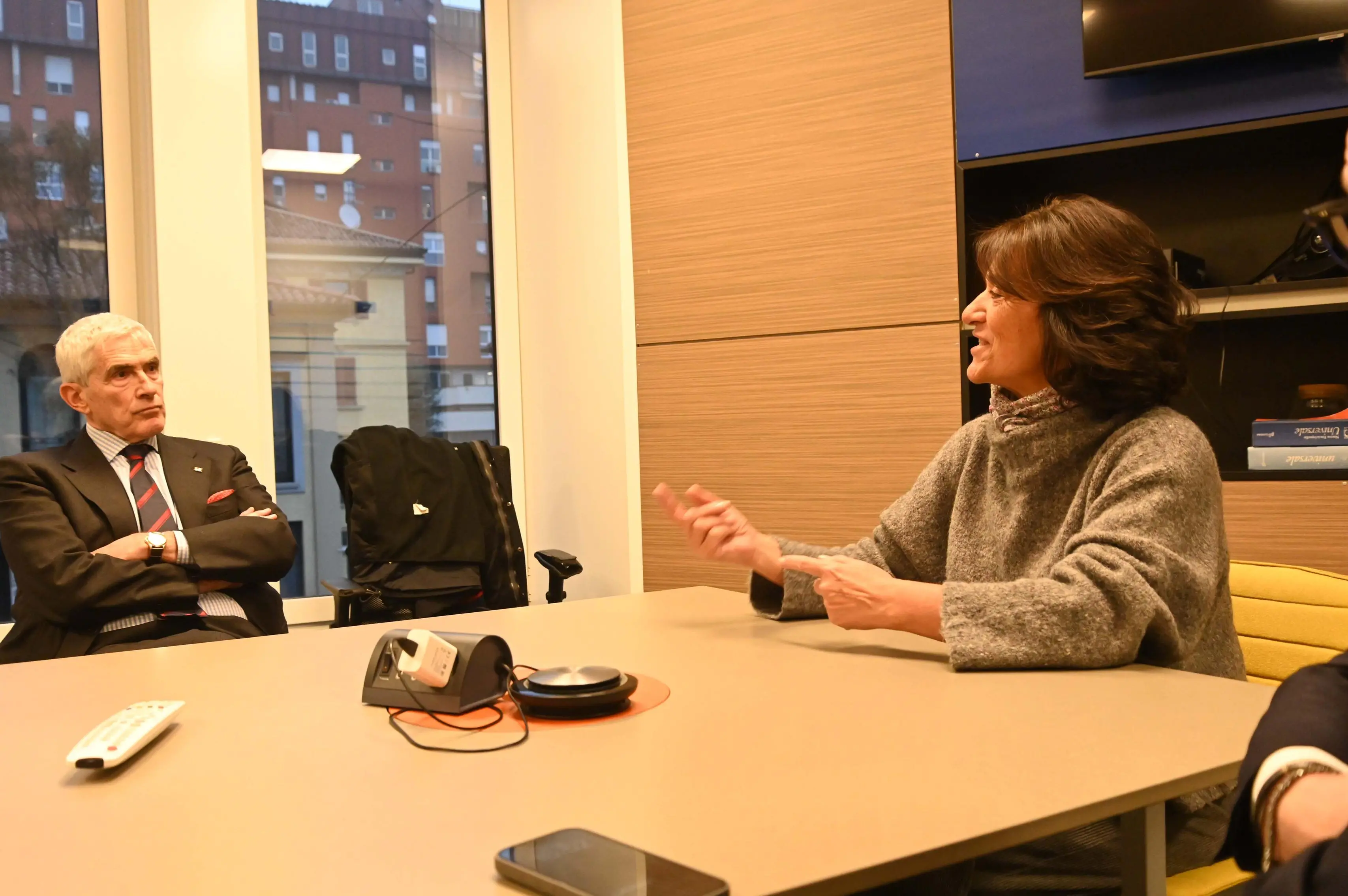 CRONACA BRESCIA GDB VISITA IN REDAZIONE DI PIERFERDINANDO CASINI REDAZIONE CRONACA 16-01-2026 GABRIELE STRADA NEW EDEN GROUP                             