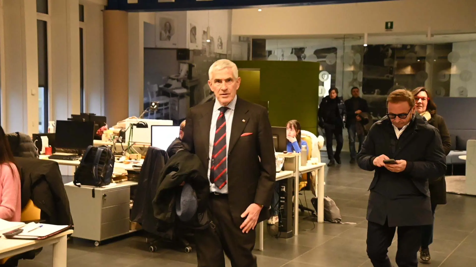 CRONACA BRESCIA GDB VISITA IN REDAZIONE DI PIERFERDINANDO CASINI REDAZIONE CRONACA 16-01-2026 GABRIELE STRADA NEW EDEN GROUP                             