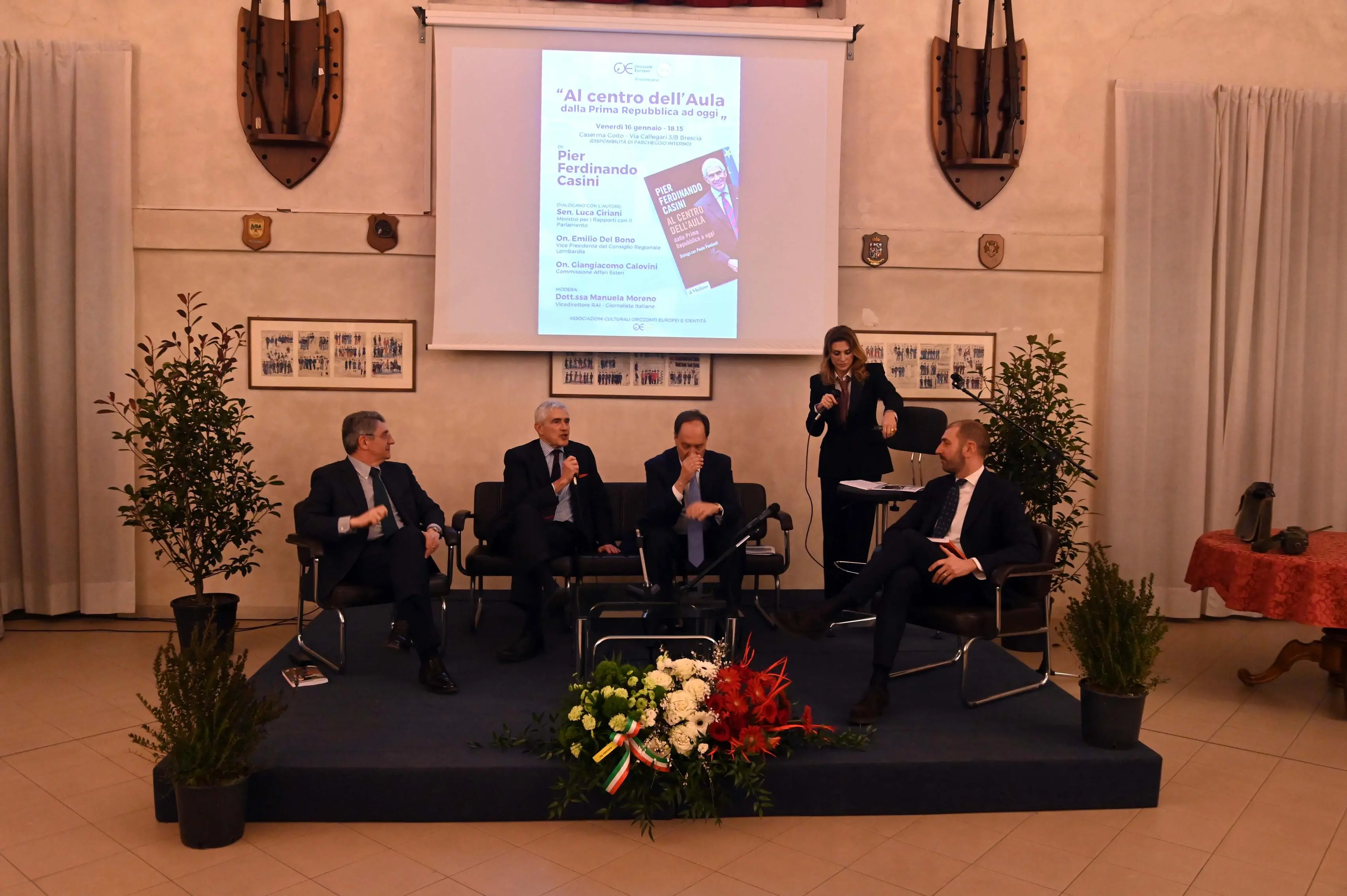 Pierferdinando Casini alla Goito presenta il suo libro