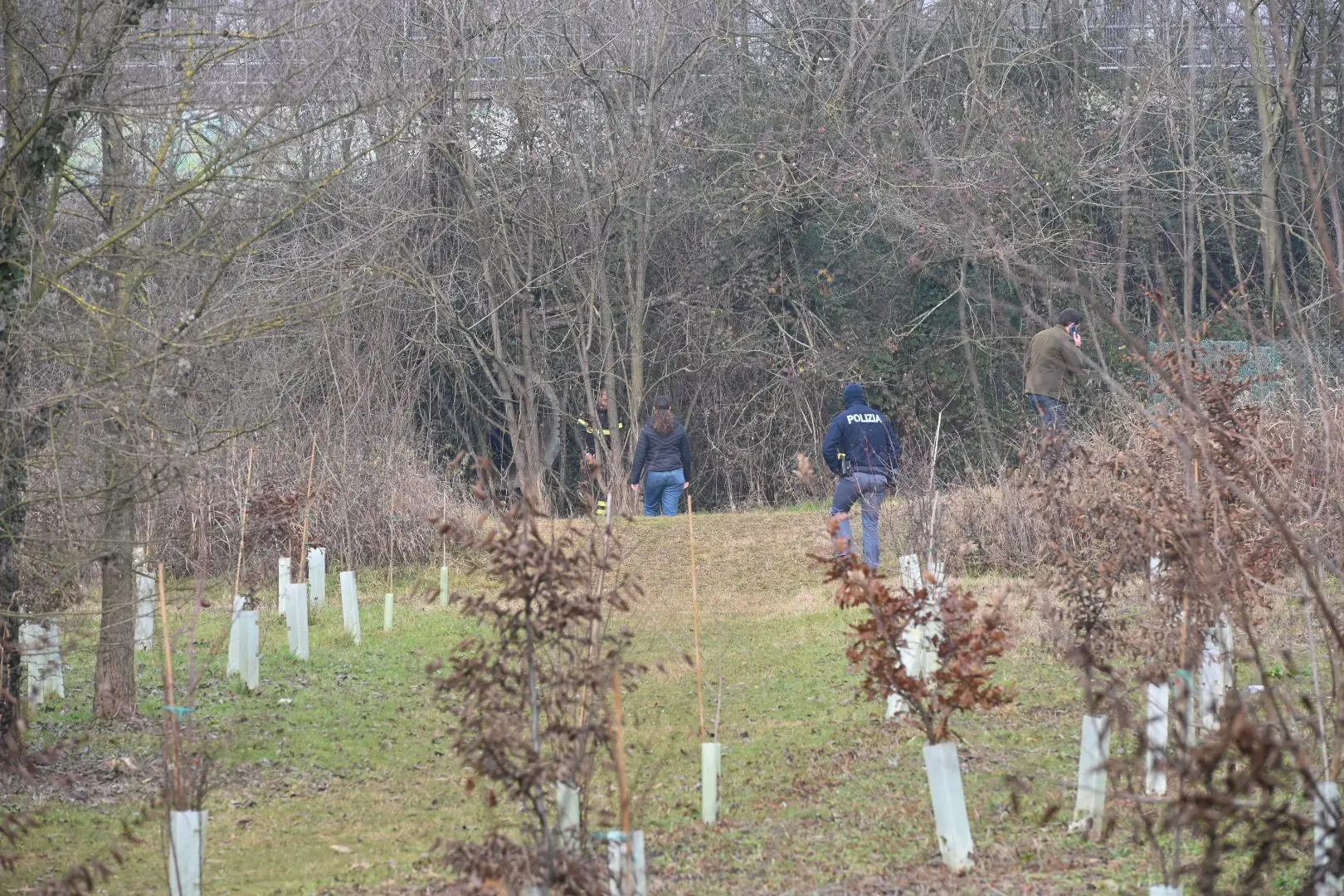 Il luogo dove è stata ritrovata l'anziana scomparsa