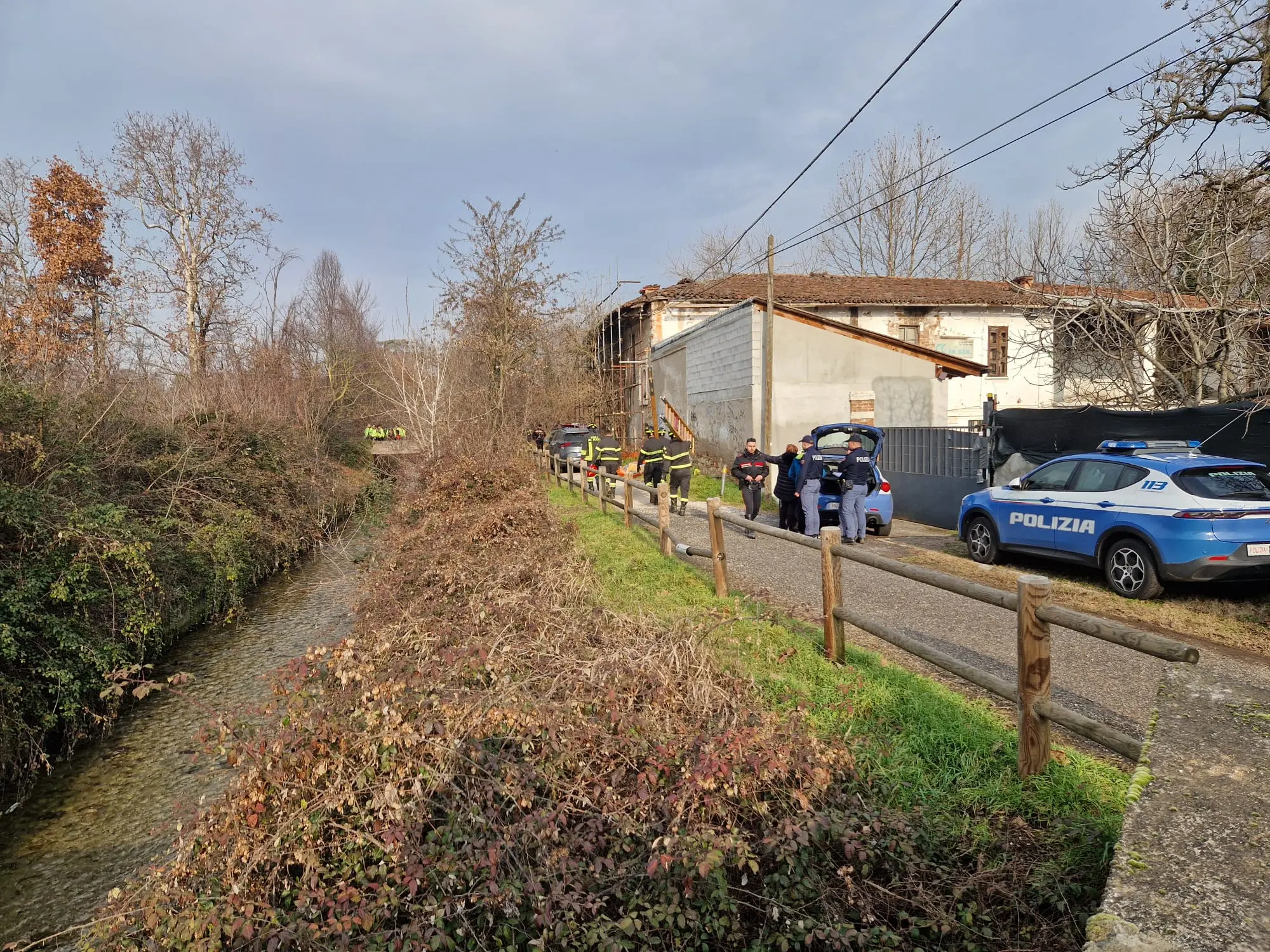 Il luogo dove è stata ritrovata l'anziana scomparsa