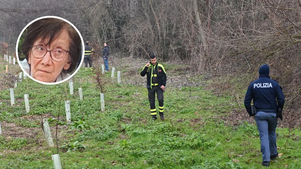 Il luogo dove è stata ritrovata l'anziana scomparsa