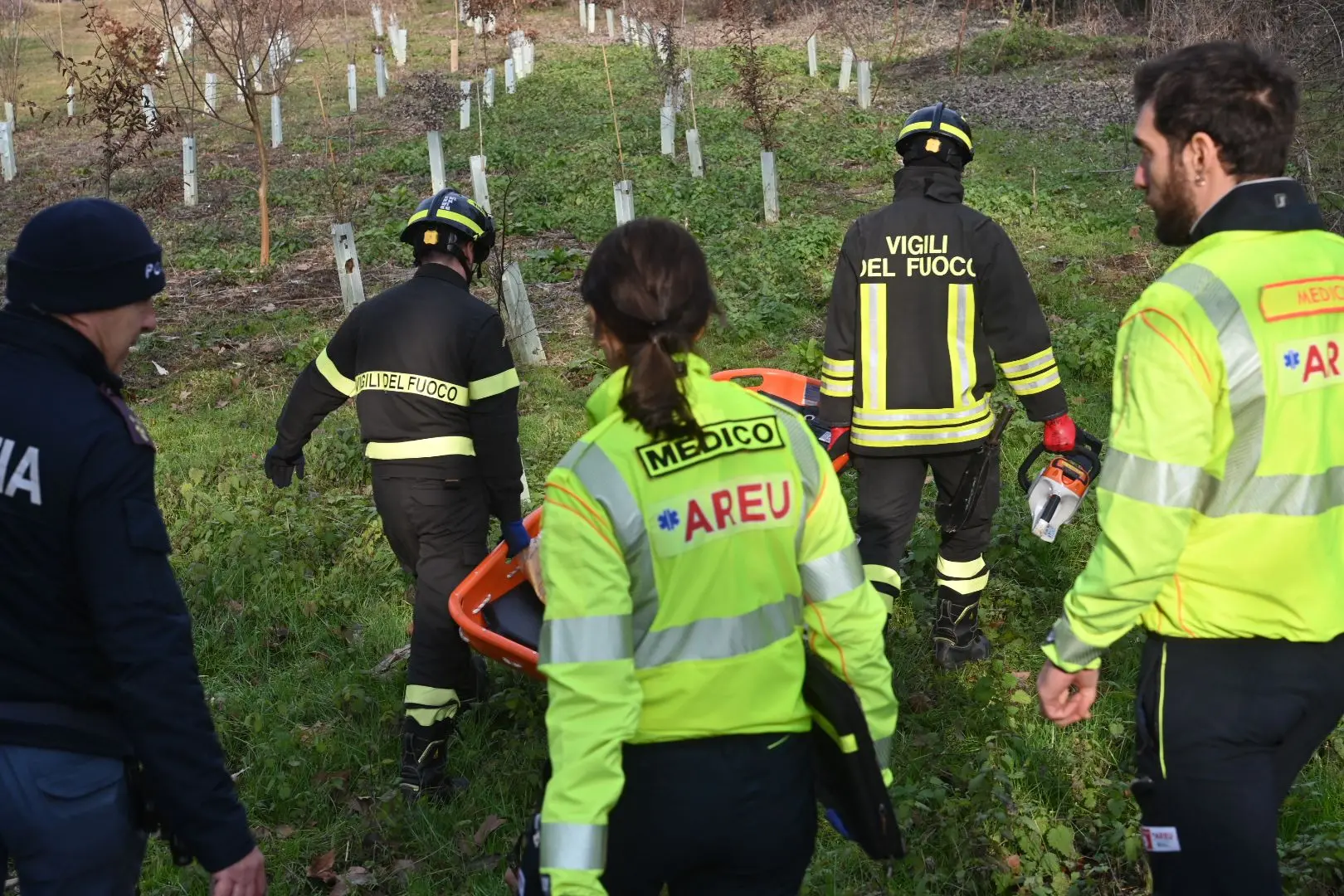 Il luogo dove è stata ritrovata l'anziana scomparsa