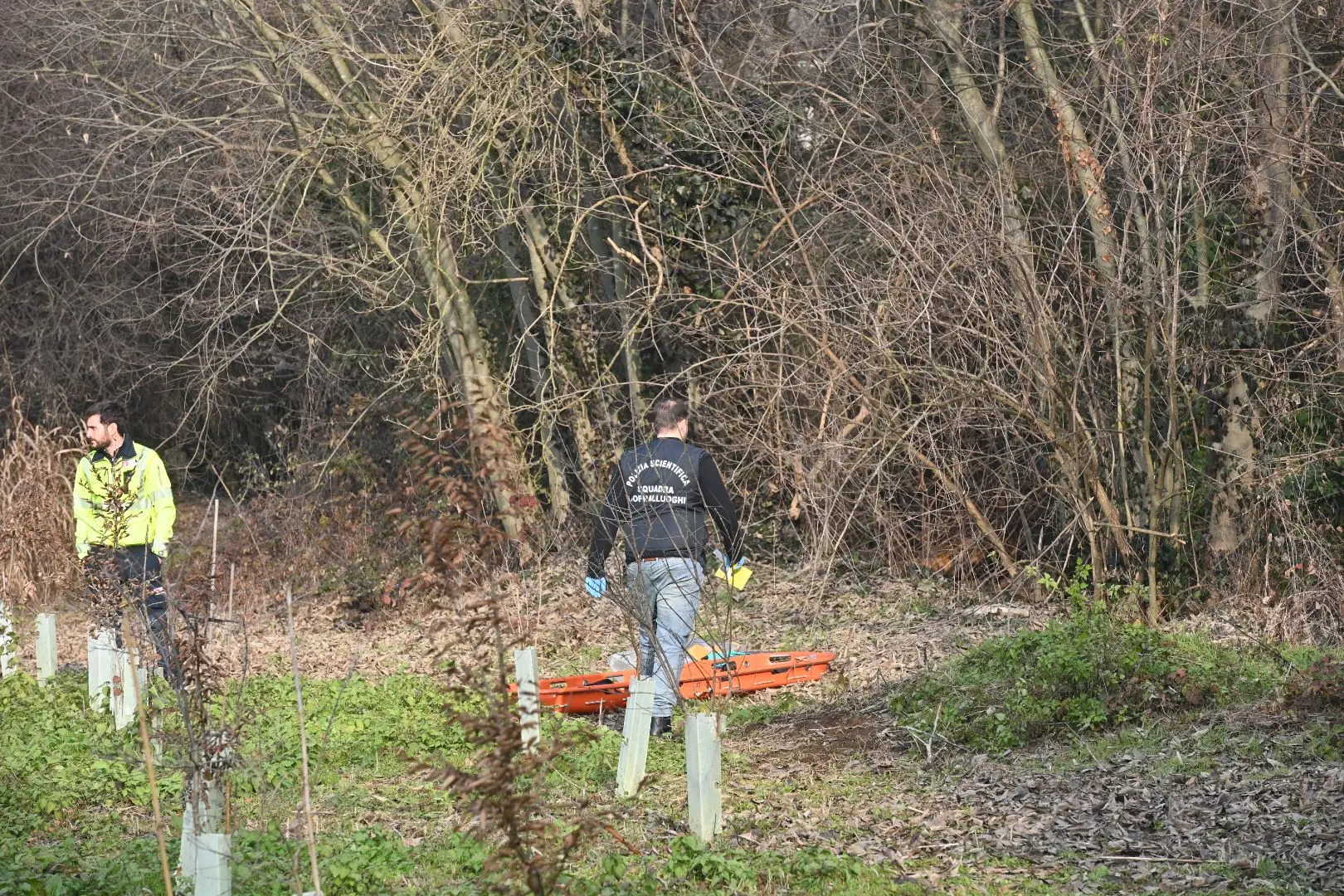 Il luogo dove è stata ritrovata l'anziana scomparsa