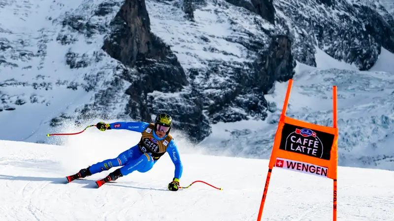 Giovanni Franzoni a Wengen - Foto Ansa © www.giornaledibrescia.it