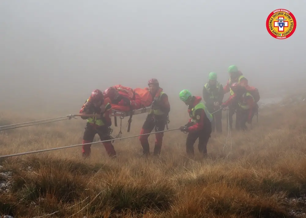 Alcuni degli interventi del Soccorso alpino e speleologico lombardo