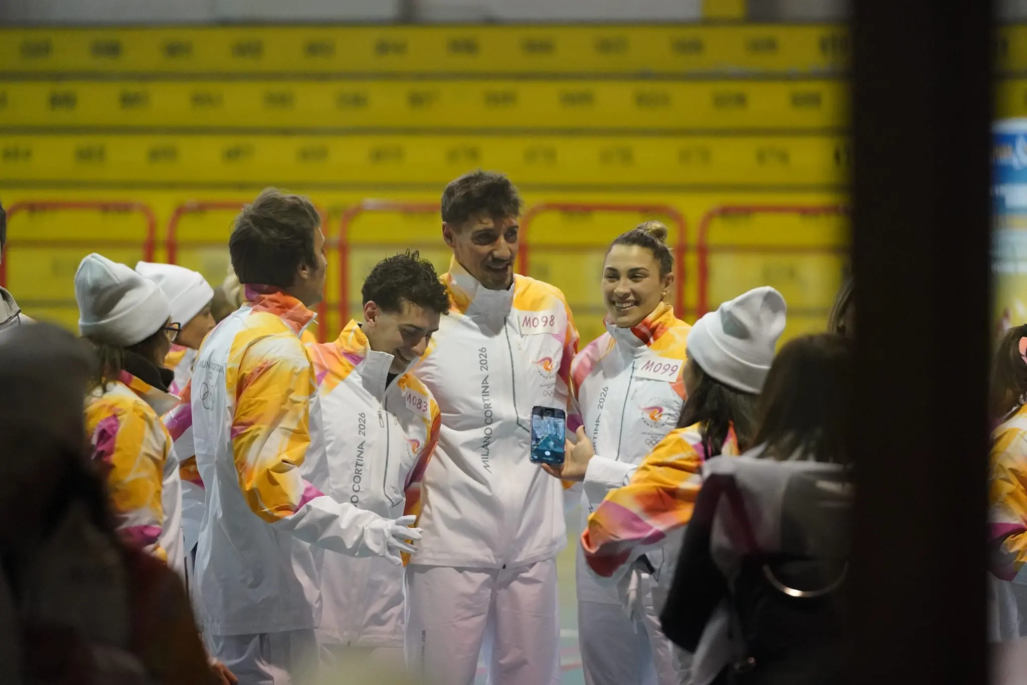 Tedofori bresciani al palazzetto di via Nullo