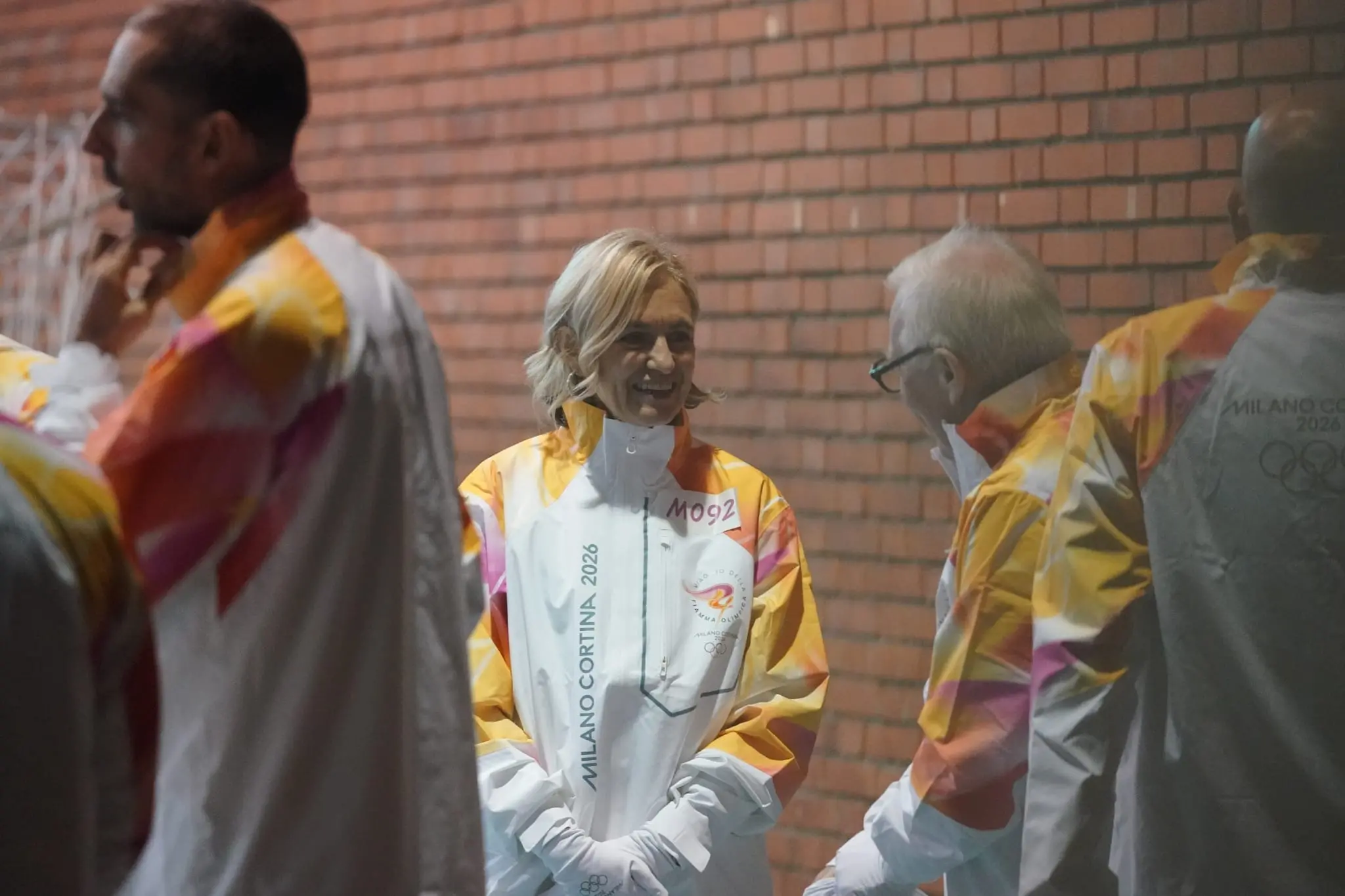 Tedofori bresciani al palazzetto di via Nullo