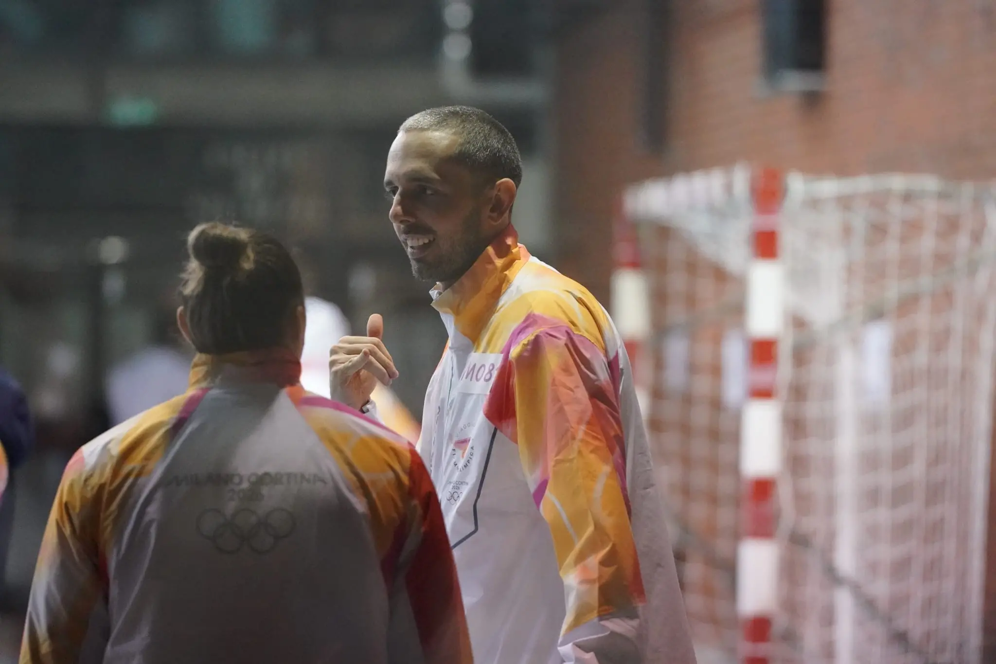 Tedofori bresciani al palazzetto di via Nullo