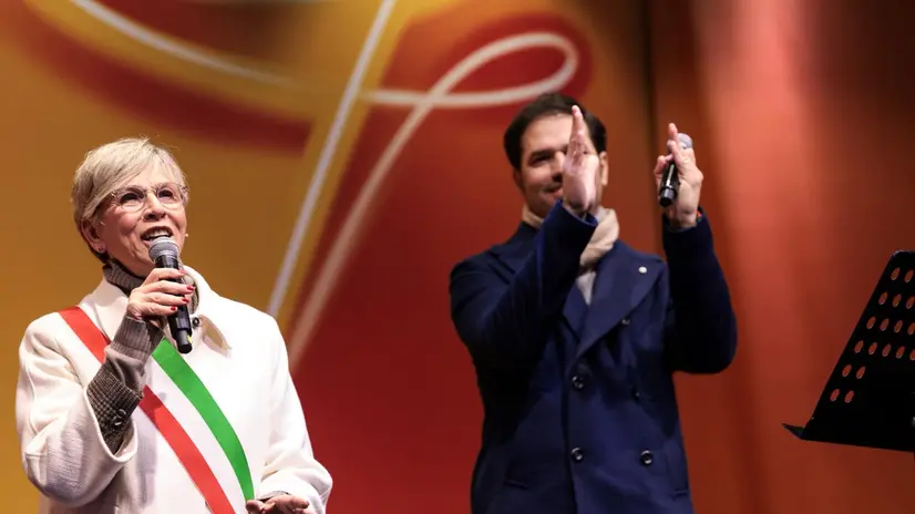 La sindaca Castelletti e l'assessore Cantoni