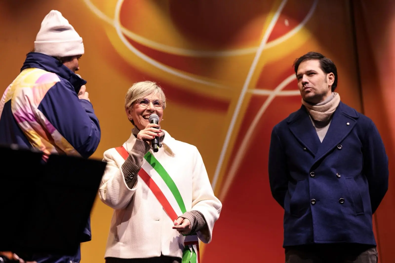 La sindaca Castelletti e l'assessore Cantoni