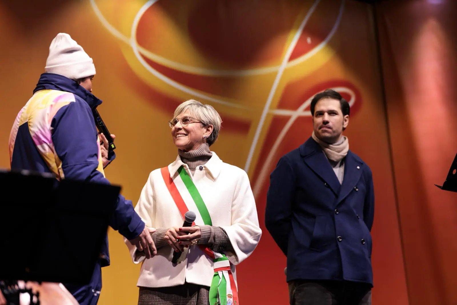 La sindaca Castelletti e l'assessore Cantoni