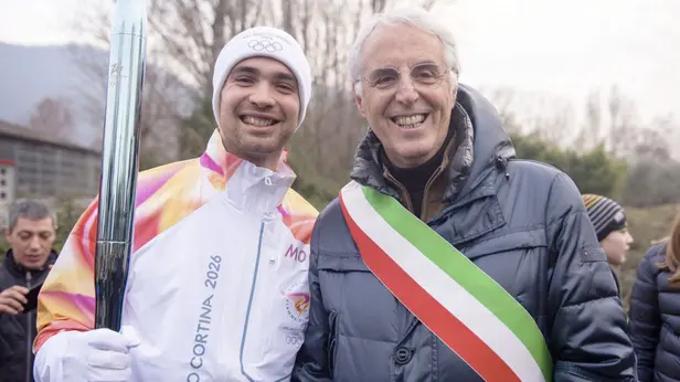 La Fiamma olimpica a Iseo