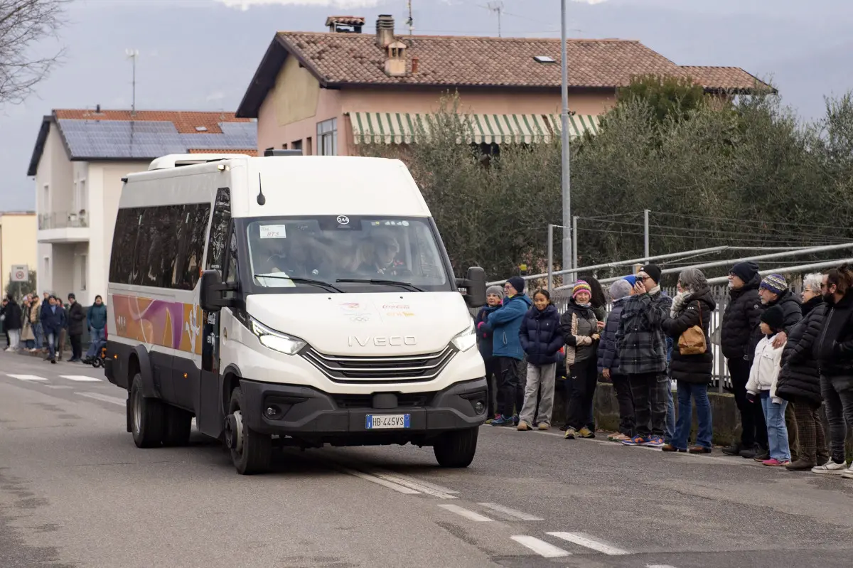 La Fiamma olimpica a Iseo