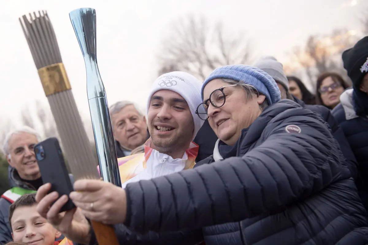 La Fiamma olimpica a Iseo