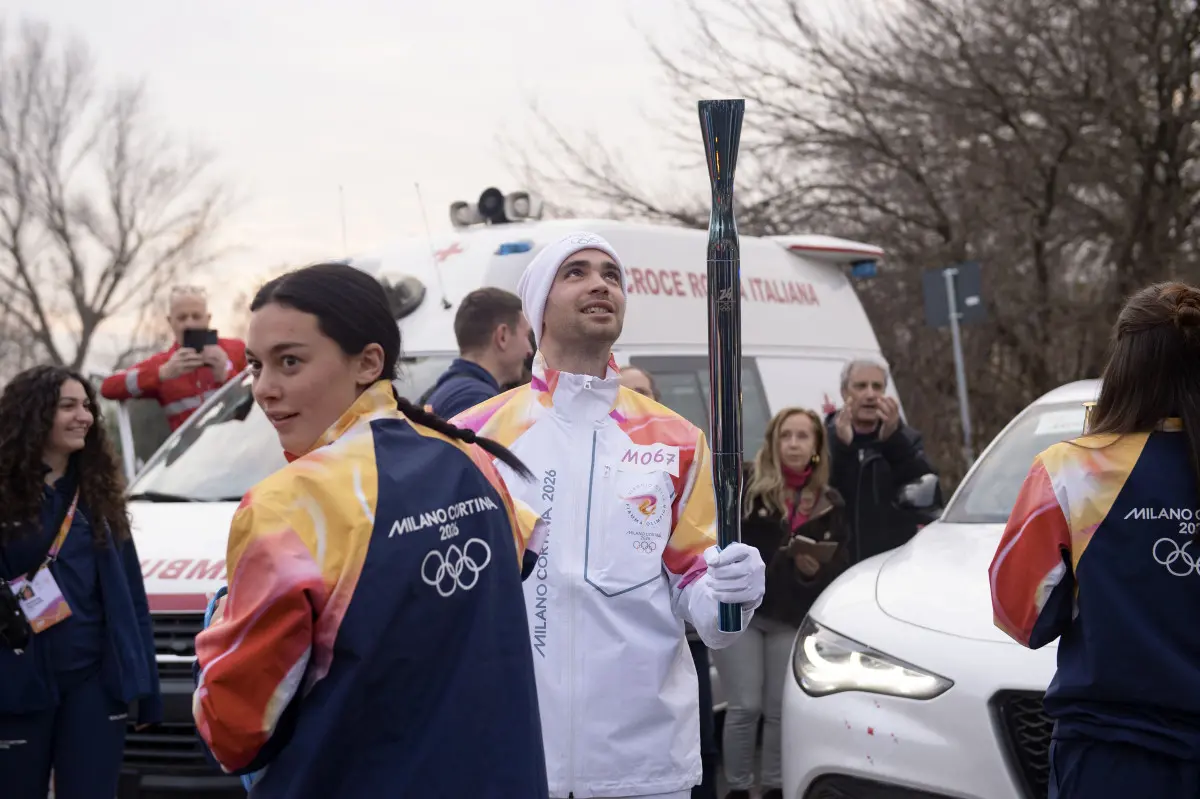 La Fiamma olimpica a Iseo