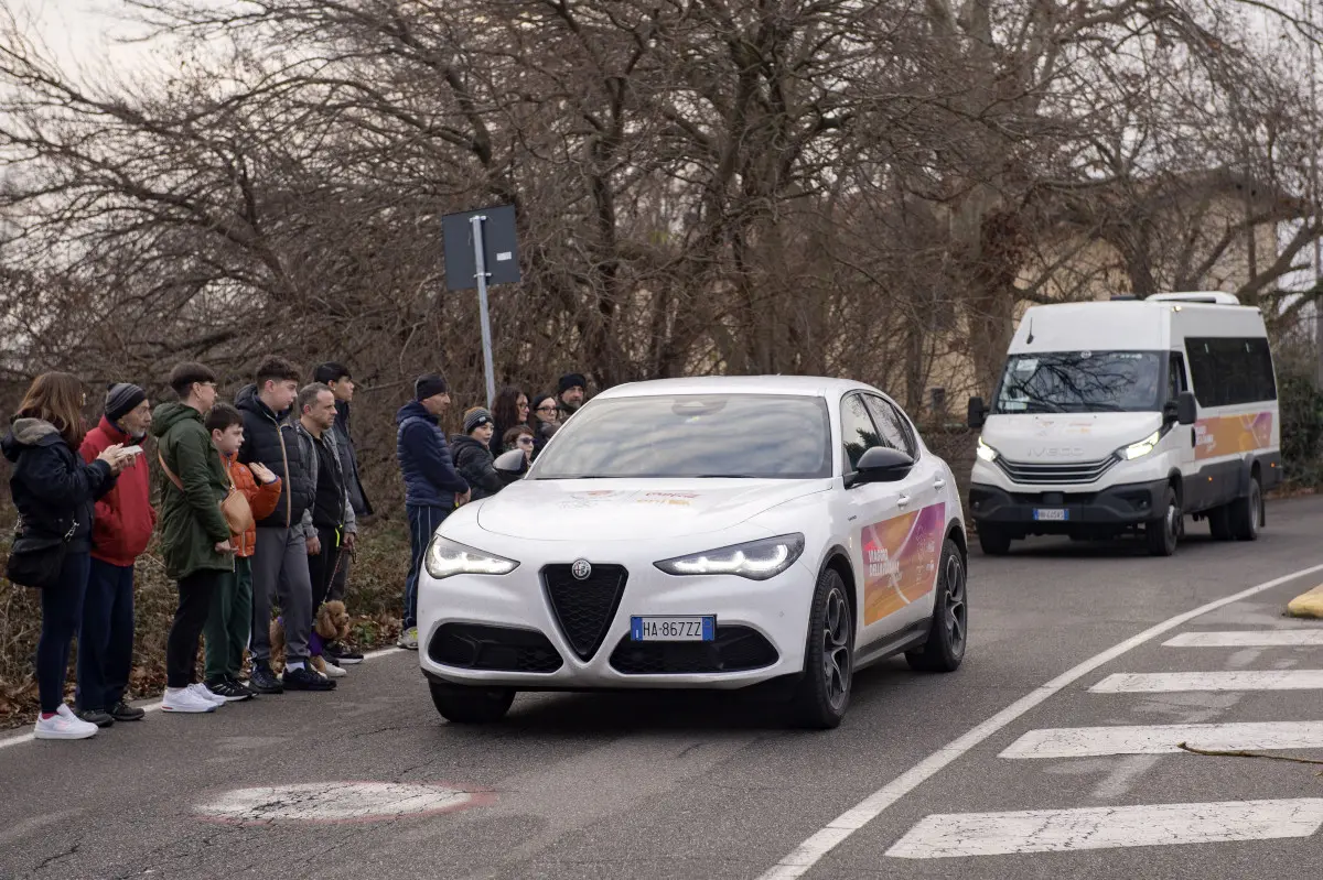 La Fiamma olimpica a Iseo
