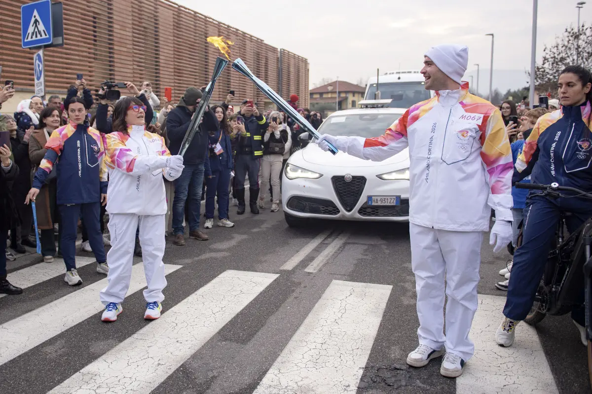La Fiamma olimpica a Iseo