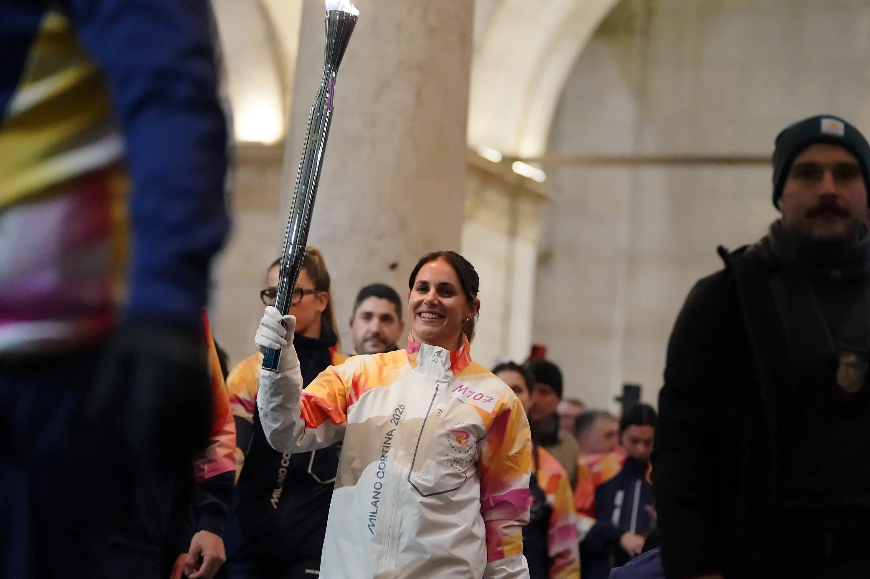 BRESCIA FIAMMA OLIMPICA TAPPA 41 BRESCIA NELLA FOTO TEDOFORO 107   17-01-2026  perteghella@newreporter