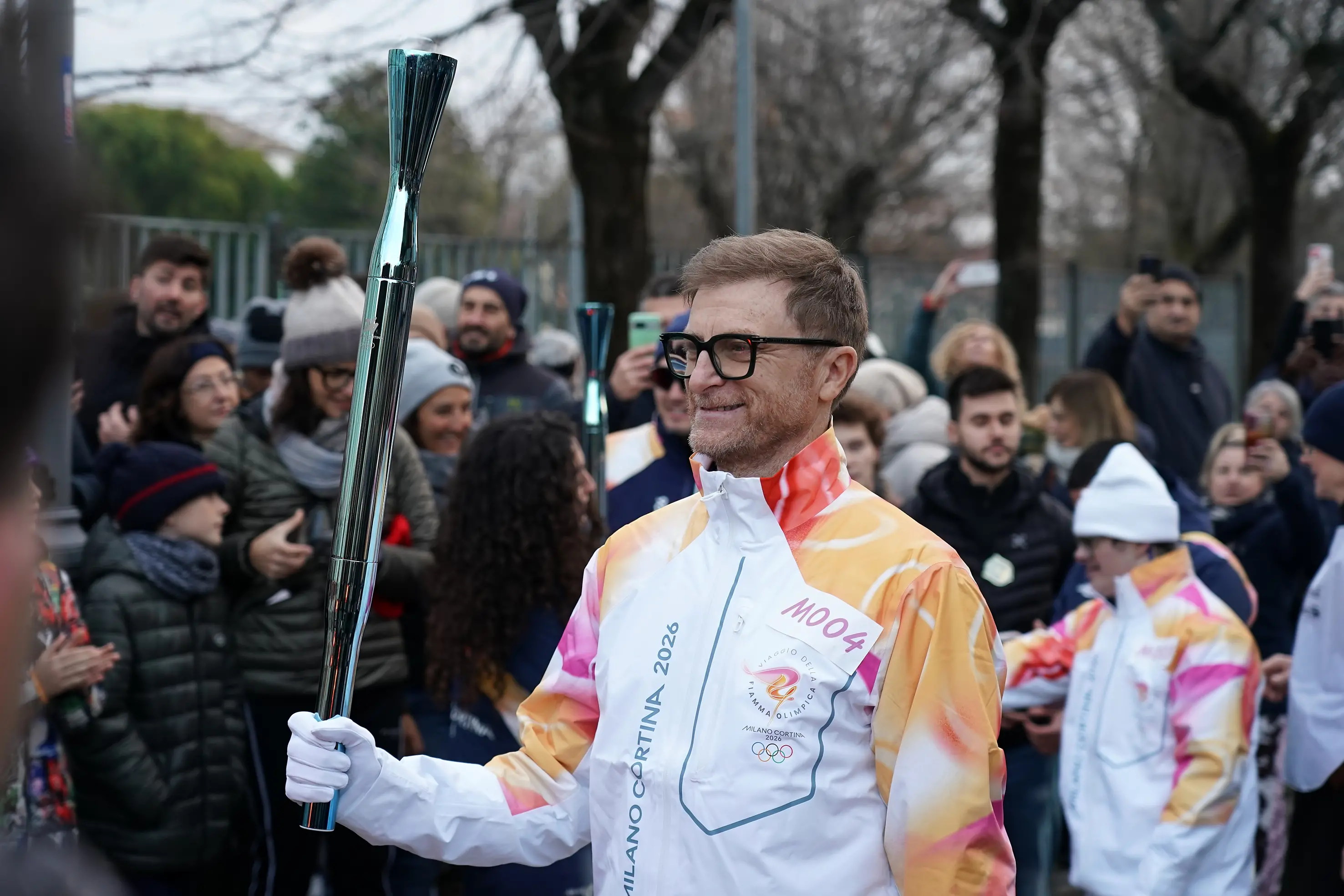 Il passaggio della Fiamma olimpica da Desenzano del Garda