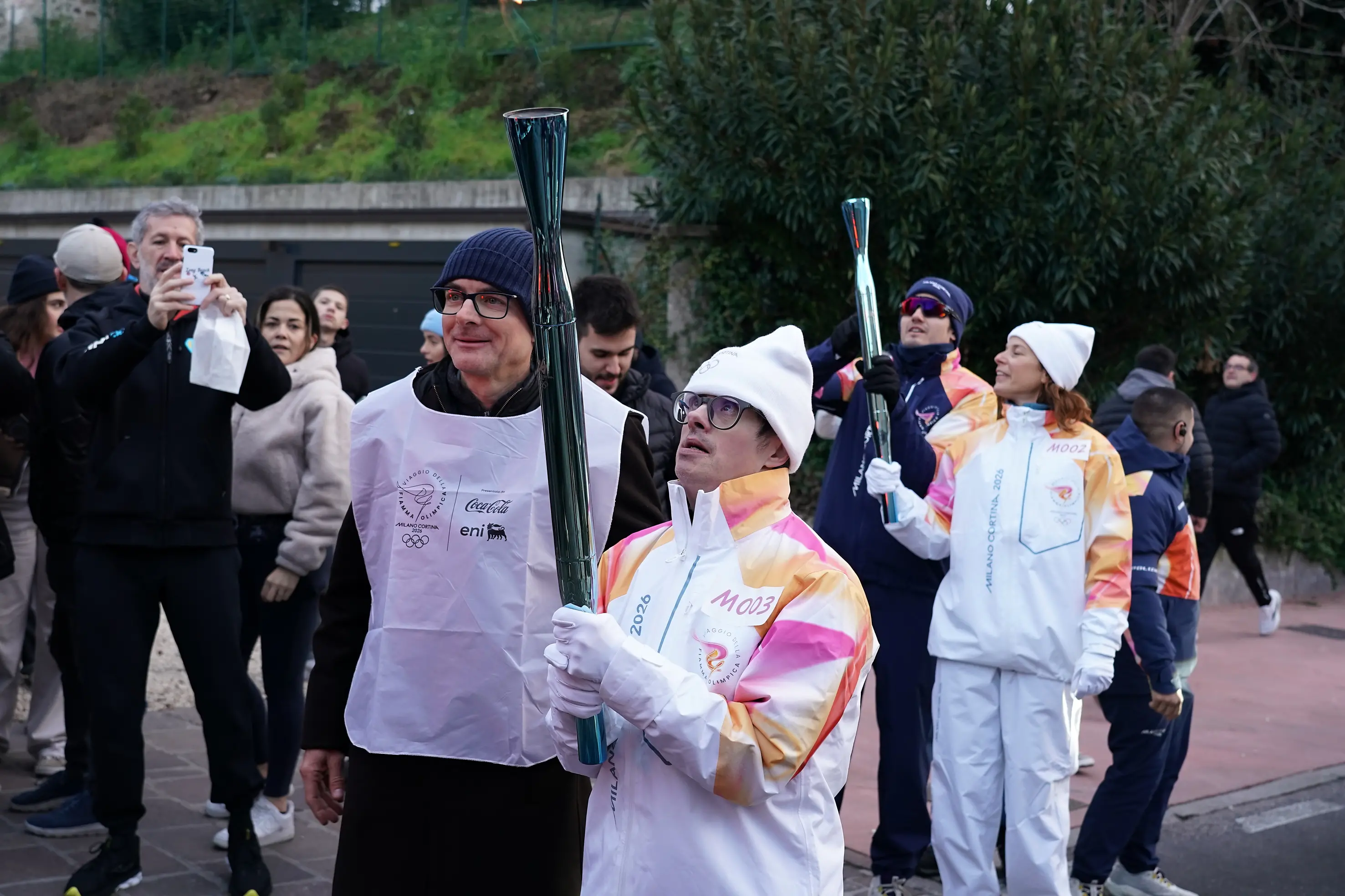 Il passaggio della Fiamma olimpica da Desenzano del Garda