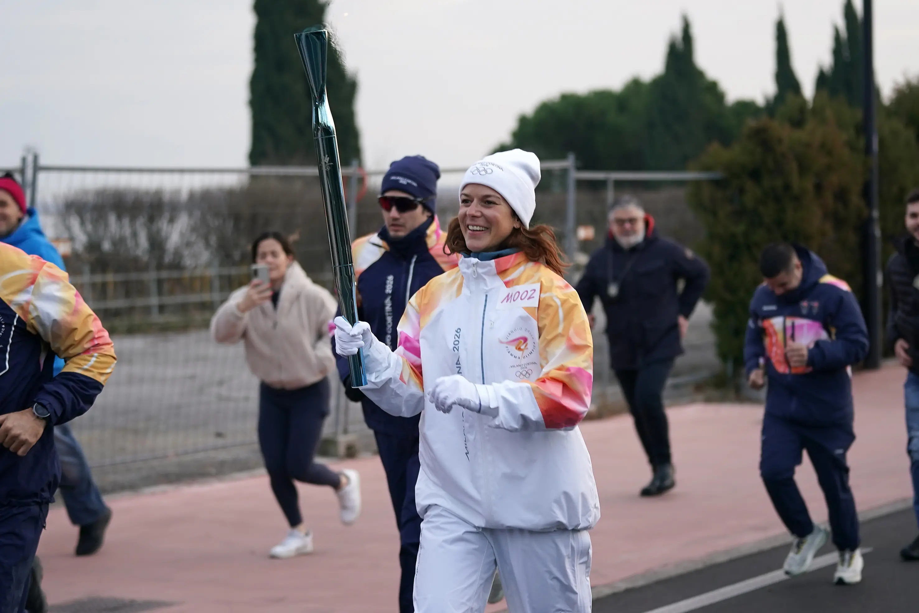 Il passaggio della Fiamma olimpica da Desenzano del Garda
