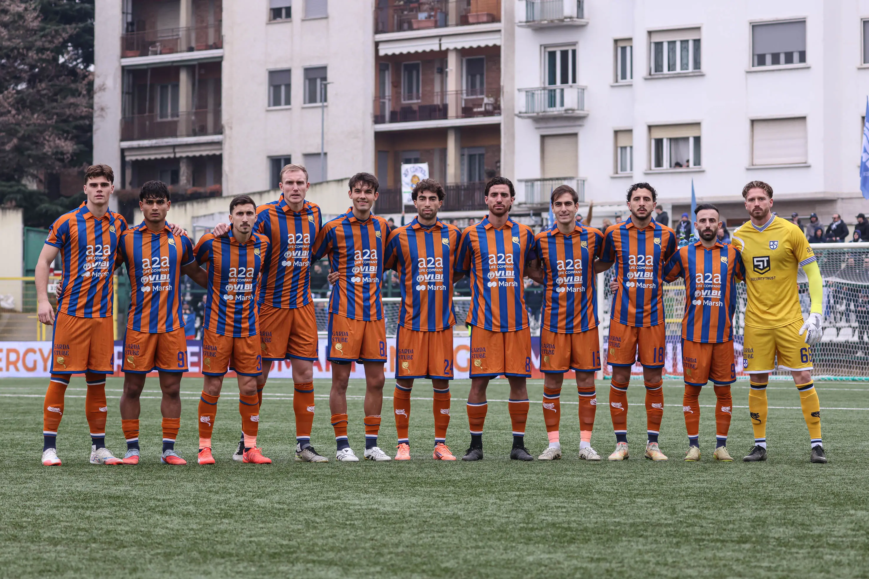 Serie C, gli scatti di Pro Vercelli-Union Brescia