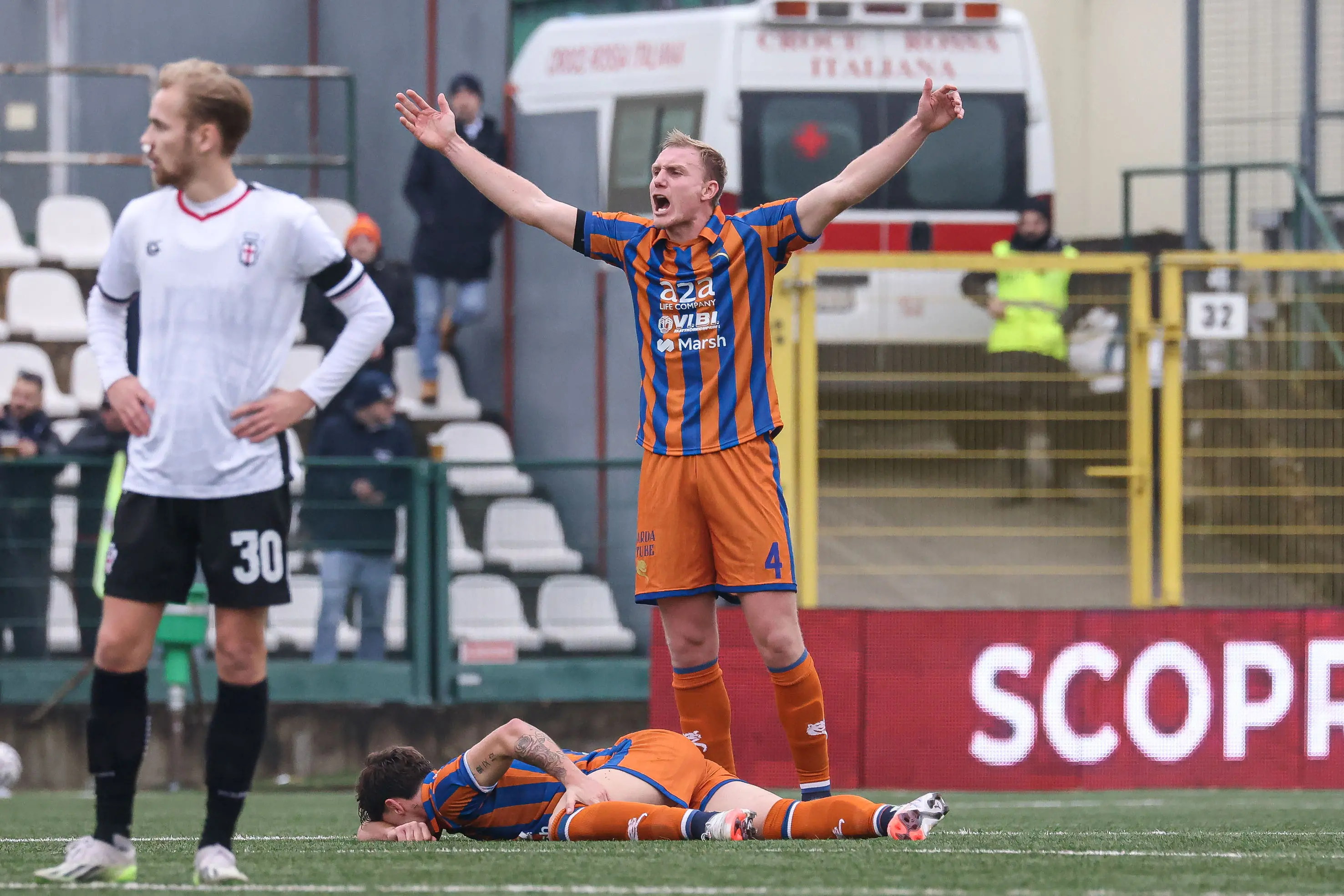 Serie C, gli scatti di Pro Vercelli-Union Brescia