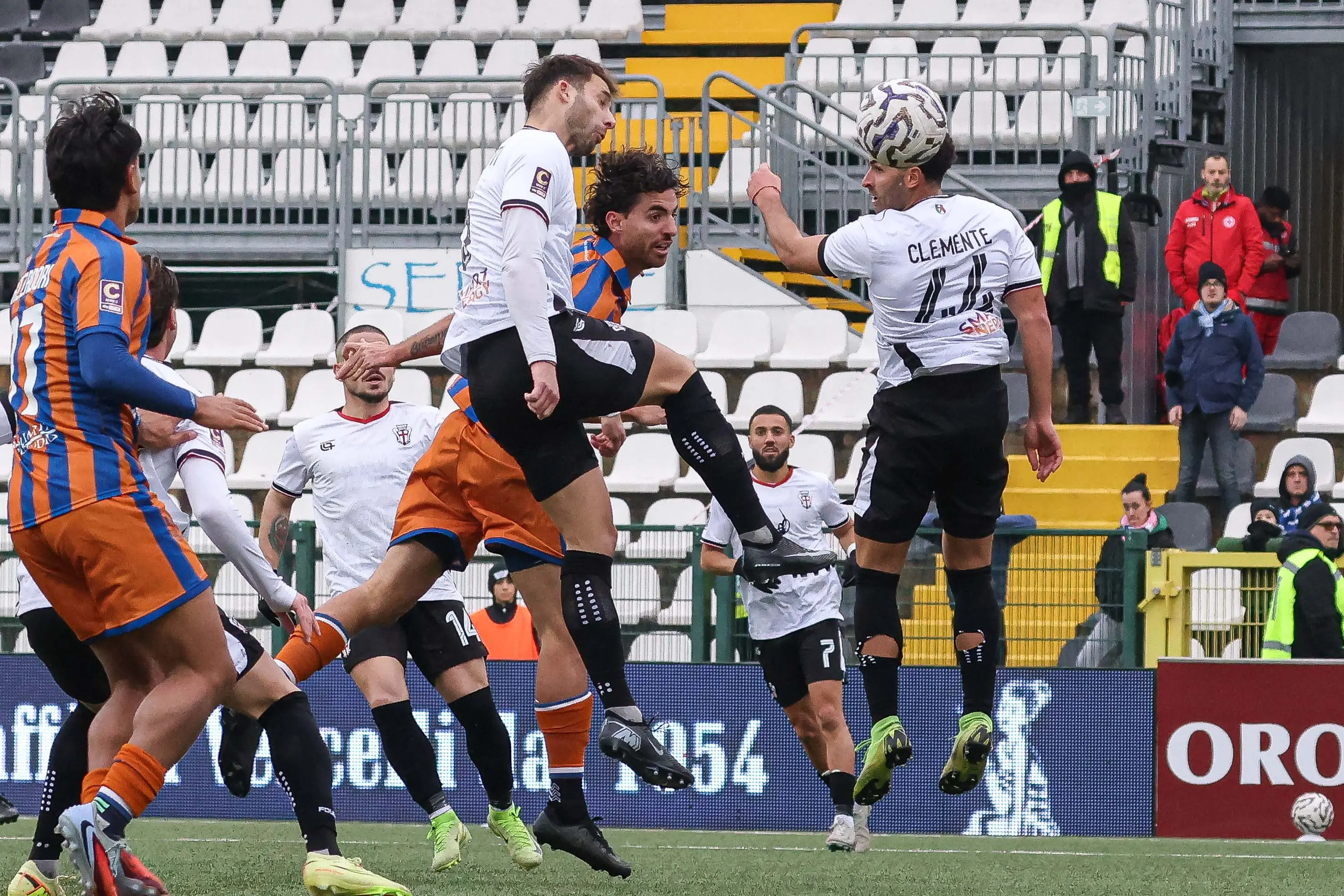Serie C, gli scatti di Pro Vercelli-Union Brescia