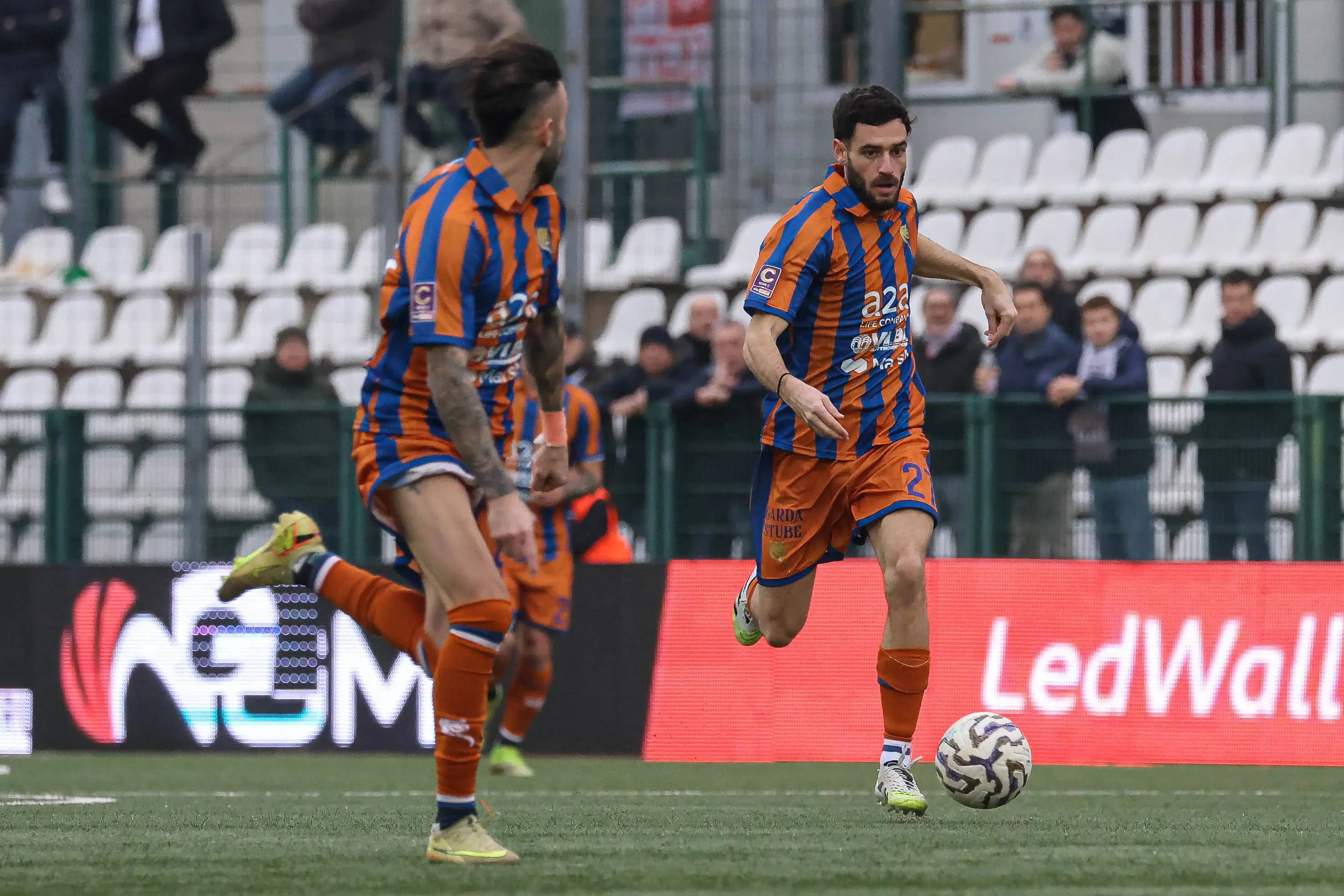 Serie C, gli scatti di Pro Vercelli-Union Brescia