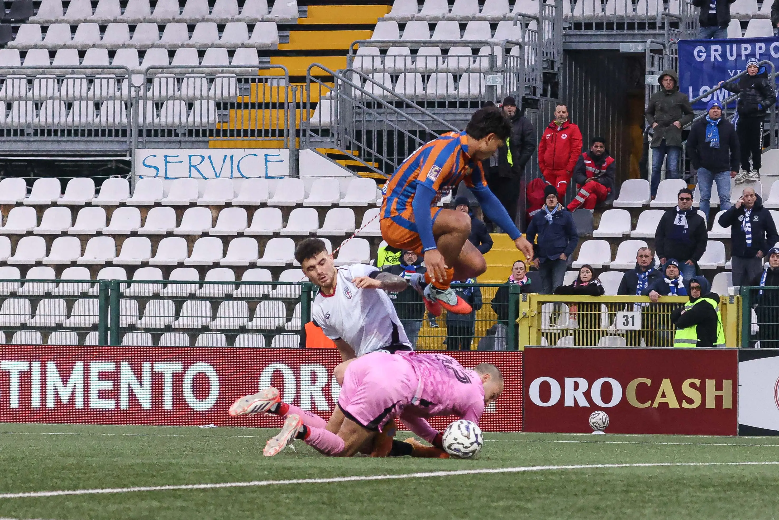 Serie C, gli scatti di Pro Vercelli-Union Brescia