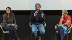 SPETTACOLI BRESCIA CINEMA MORETTO PAOLO SORRENTINO NELLA FOTO PAOLO SORRENTINO e Daria D'Antonio Dibattito film La Grazia 18-01-2026 Marazzani@newreporter