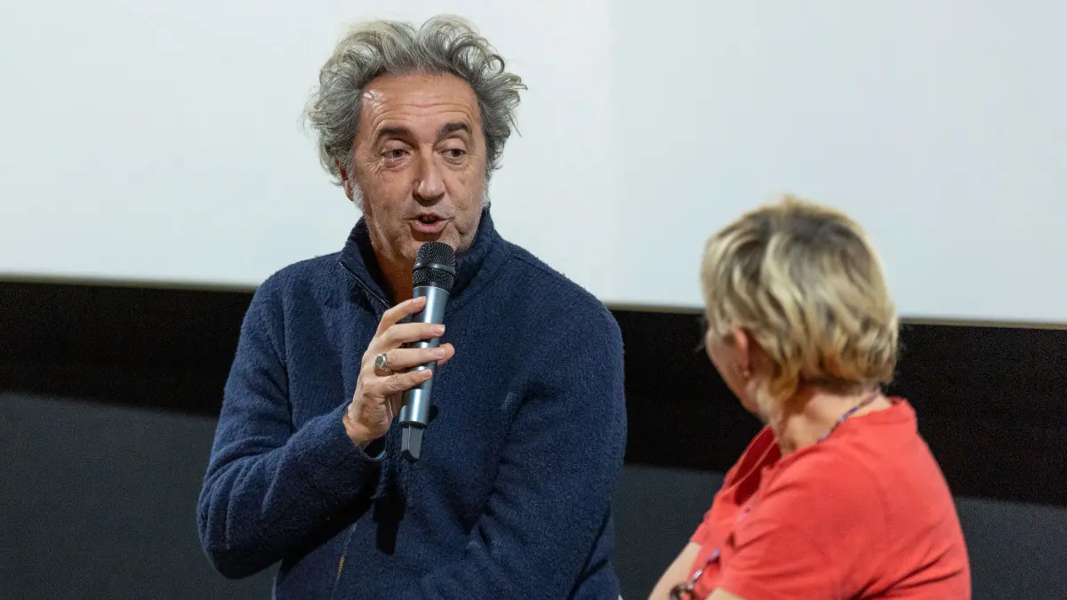 SPETTACOLI BRESCIA CINEMA MORETTO PAOLO SORRENTINO NELLA FOTO PAOLO SORRENTINO e Daria D'Antonio Dibattito film La Grazia 18-01-2026 Marazzani@newreporter