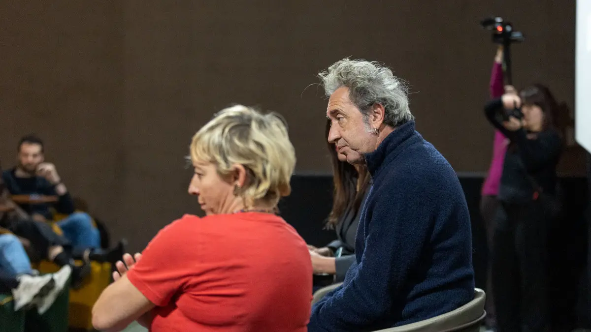 SPETTACOLI BRESCIA CINEMA MORETTO PAOLO SORRENTINO NELLA FOTO PAOLO SORRENTINO e Daria D'Antonio Dibattito film La Grazia 18-01-2026 Marazzani@newreporter