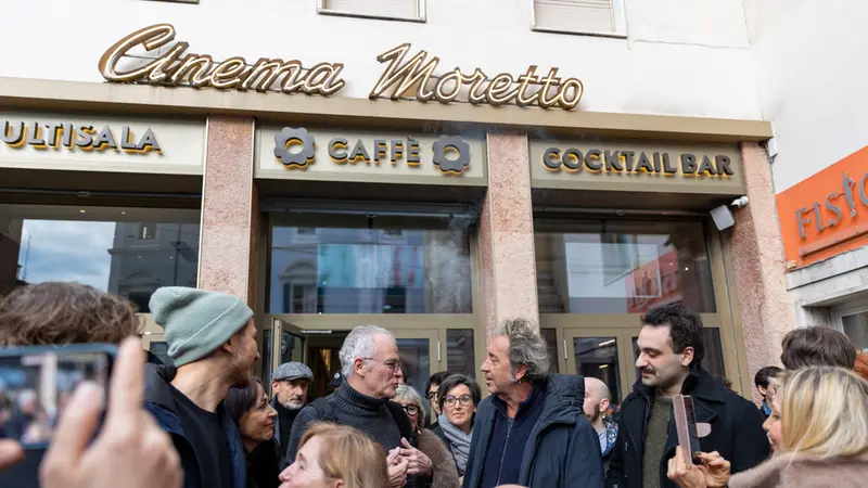 SPETTACOLI BRESCIA CINEMA MORETTO PAOLO SORRENTINO NELLA FOTO PAOLO SORRENTINO EIL PUBBLICO 18-01-2026 Marazzani@newreporter
