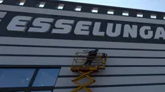 Gli esterni di un Esselunga